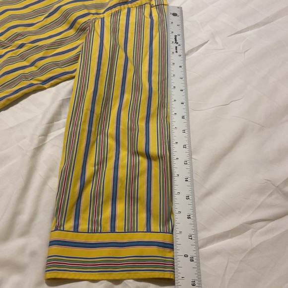 Ralph Lauren VTG Multi Colored Button-down 3/4 Sleeve Size L, Cotton Light EC - Picture 8 of 10